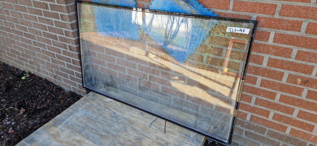 Dubbel glas (HR) Glaverbel Thermobel, Doe-het-zelf en Bouw, Glas en Ramen, Gebruikt, Dubbelglas, Ophalen