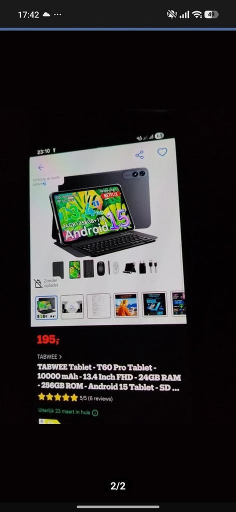 Tablette, Informatique & Logiciels, Enlèvement ou Envoi