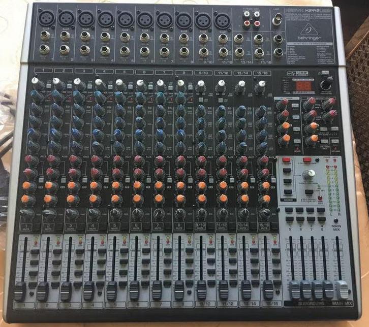Behringer xenix x2442 USB mengpaneel als nieuw SPOTPRIJS, Musique & Instruments, Tables de mixage, Comme neuf, 10 à 20 canaux