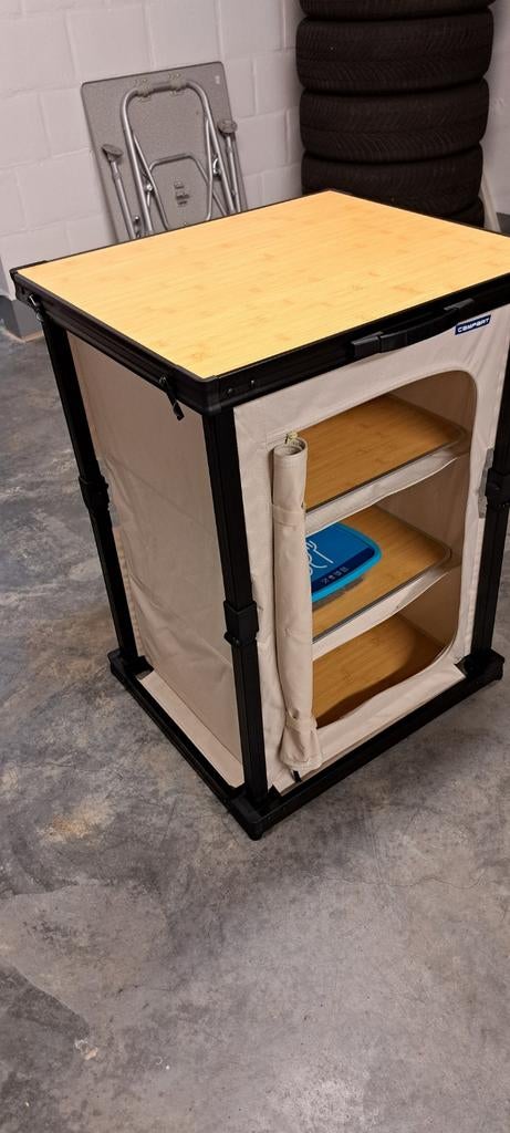 Casier de camping, Campert, pliable H 80 x L 60 P 50 cm, Enlèvement