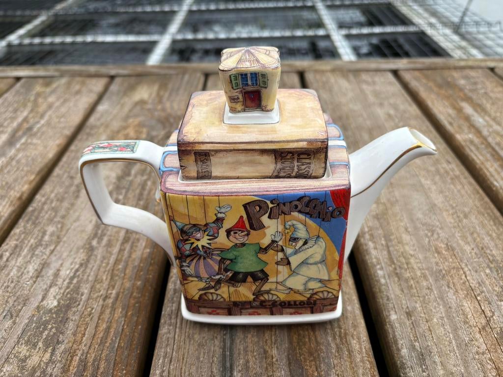 Sadler theepot Pinocchio, Ophalen, Zo goed als nieuw, Porselein, Overige typen
