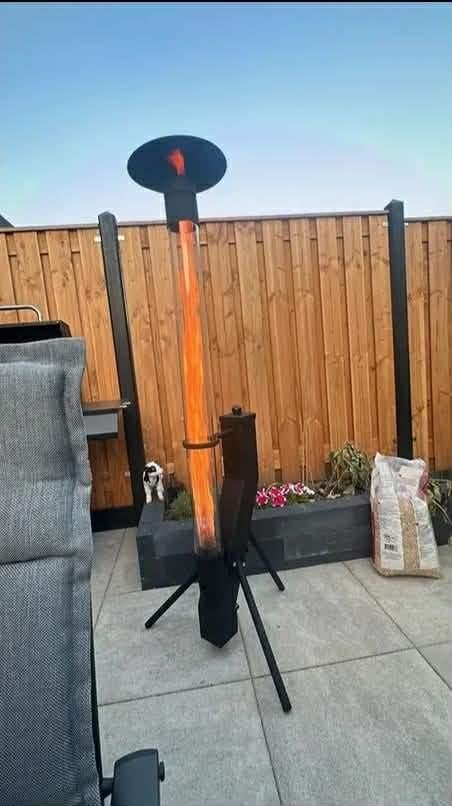 Poêle (chauffage) à granulés pellet pour terrasse, Enlèvement, Neuf, Gaz, Sol