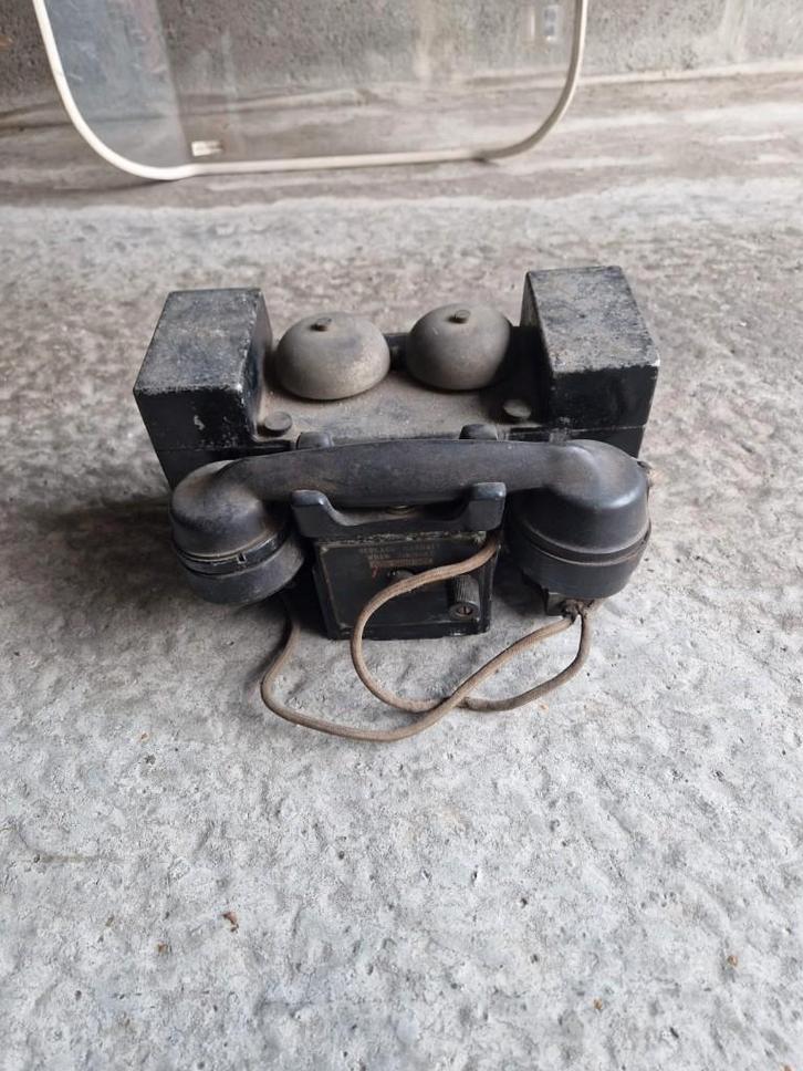 Engelse veldtelefoon G.C.E. uit 1939, Verzamelen, Militaria | Tweede Wereldoorlog, Ophalen