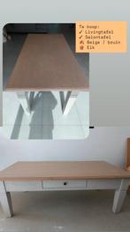 Living -en salontafel, Maison & Meubles, Tables | Coiffeuses, Enlèvement