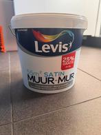 Nieuwe Levis Satin wit 5L, 5 tot 10 liter, Ophalen, Nieuw, Wit