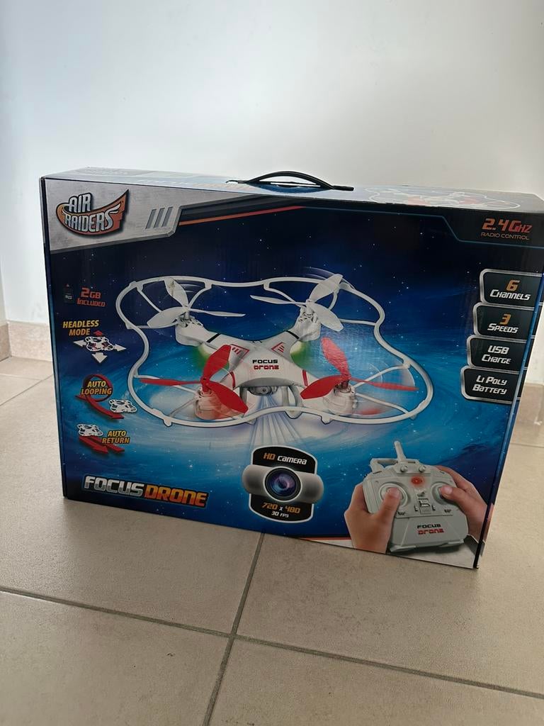 Drone met camera nieuw in doos – Focus Drone, Ophalen, Zo goed als nieuw, Onderdelen