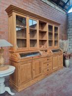 Teak buffetkast/vitrinekast art:81/26, Ophalen, 200 cm of meer, Indo., Teakhout