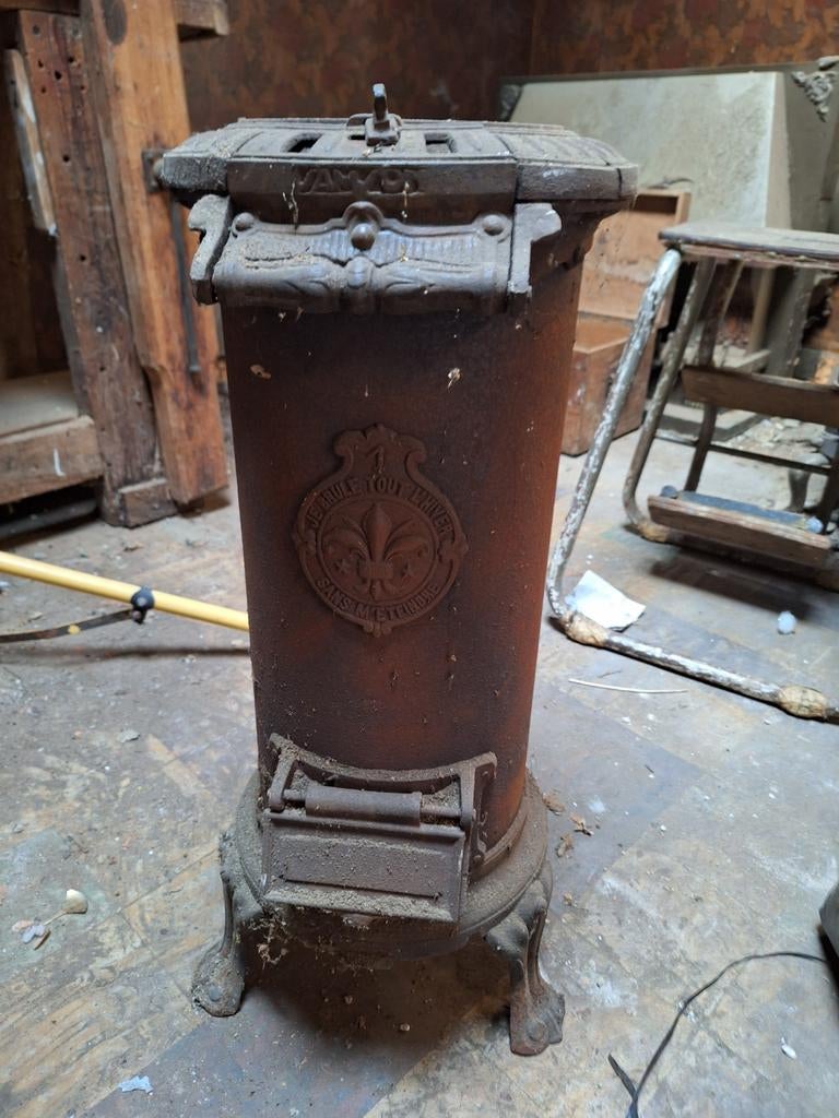 Duveltje kachel vintage, Jardin & Terrasse, Foyers de jardin, Enlèvement