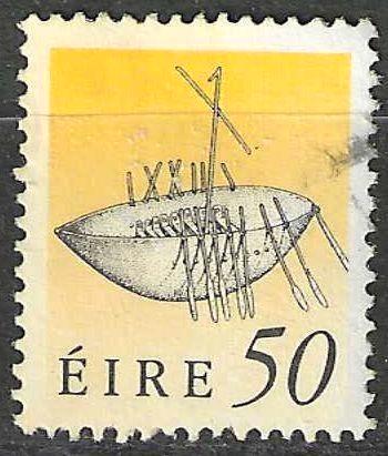 Ierland 1990 - Yvert 709 - Patrimonium en Schatten (ST), Postzegels en Munten, Postzegels | Europa | UK, Gestempeld, Verzenden