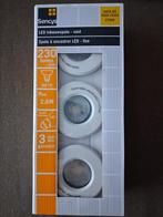 Sencys 3 LED inbouwspots warm wit 35W 230 lumen zie doos, Huis en Inrichting, Inbouw, Nieuw, Led, Plafondspot of Wandspot