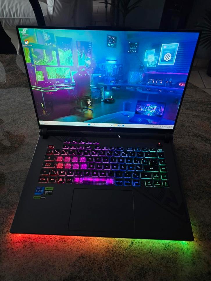 ASUS ROG STRIX G16 G614JU, Computers en Software, Windows Laptops, Zo goed als nieuw, 16 inch, SSD, 16 GB, Azerty, Gaming