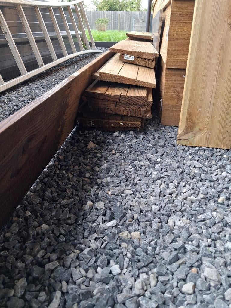 Douglas hout geimpregneerd 3meter en 4meter Zweeds rabat, Ophalen, Geïmpregneerd