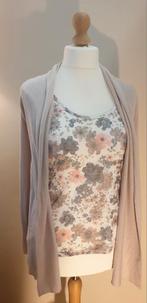 Lot 3 pièces : Gilet Signé Nature + 2 tops, Taille 42/44 (L), Enlèvement ou Envoi, Rose, Signé Nature