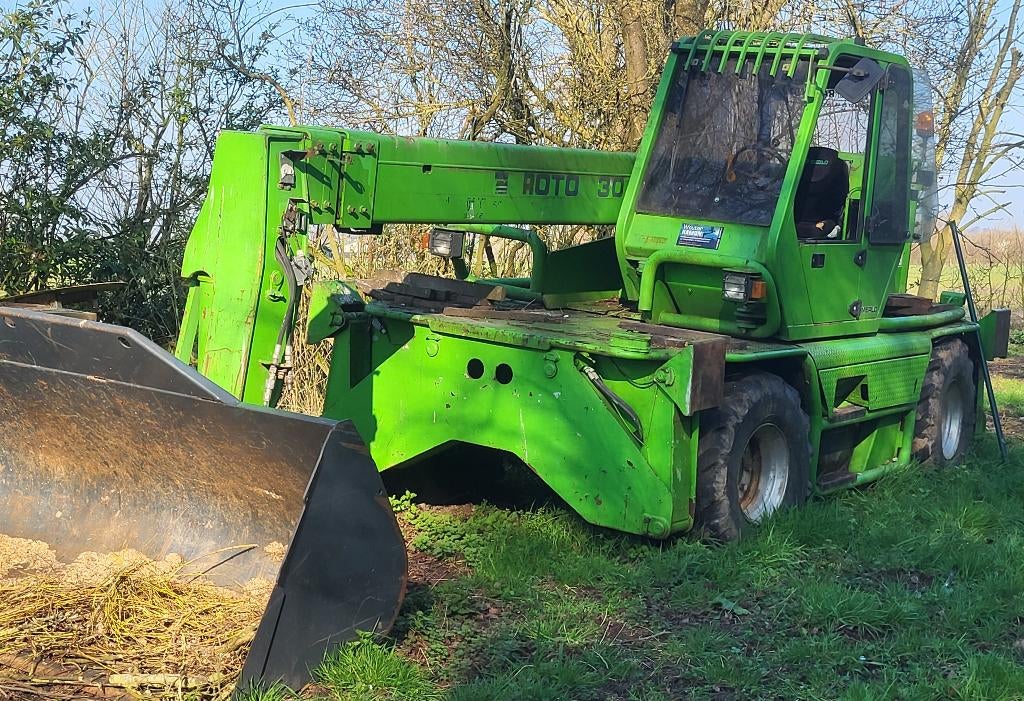 Verreiker Merlo Roto 30.16 EV, Ophalen