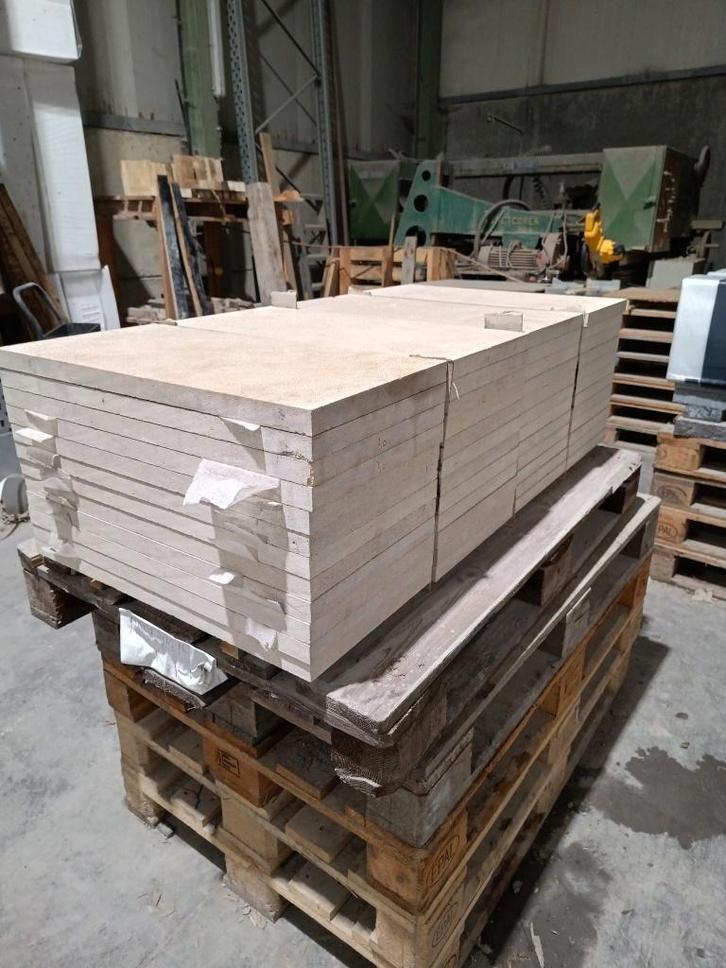 60x30x3 massangis adouci brossé 48pcs, Doe-het-zelf en Bouw, Tegels, Nieuw, Vloertegels, Hardsteen, 40 tot 60 cm, 20 tot 40 cm