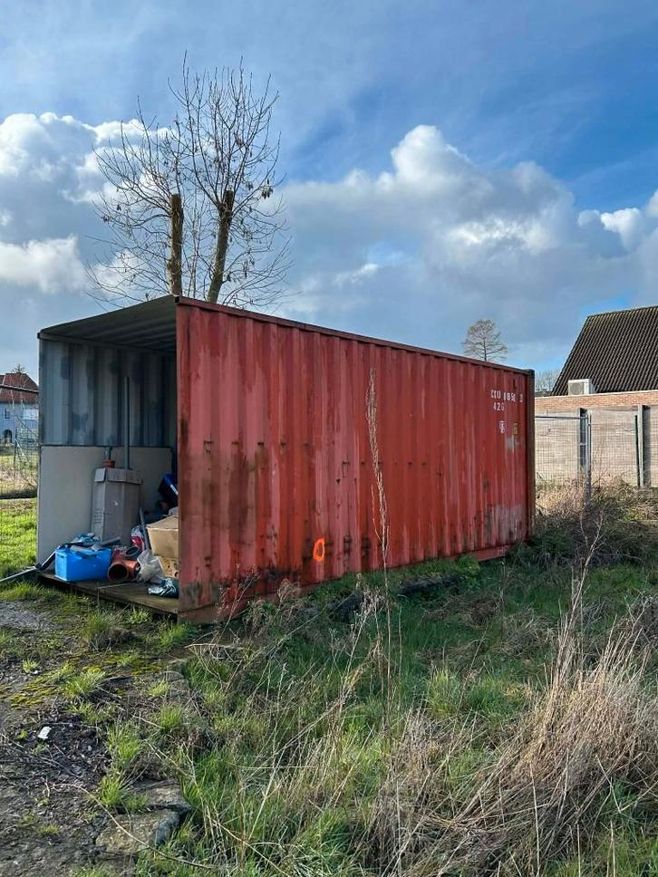 zeecontainer halfopen, Doe-het-zelf en Bouw, Containers, Ophalen