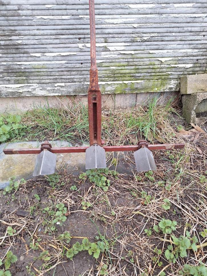 Lijnentrekker / zaaimarker – landbouwwerktuig, Antiek en Kunst, Antiek | Gereedschap en Instrumenten, Ophalen