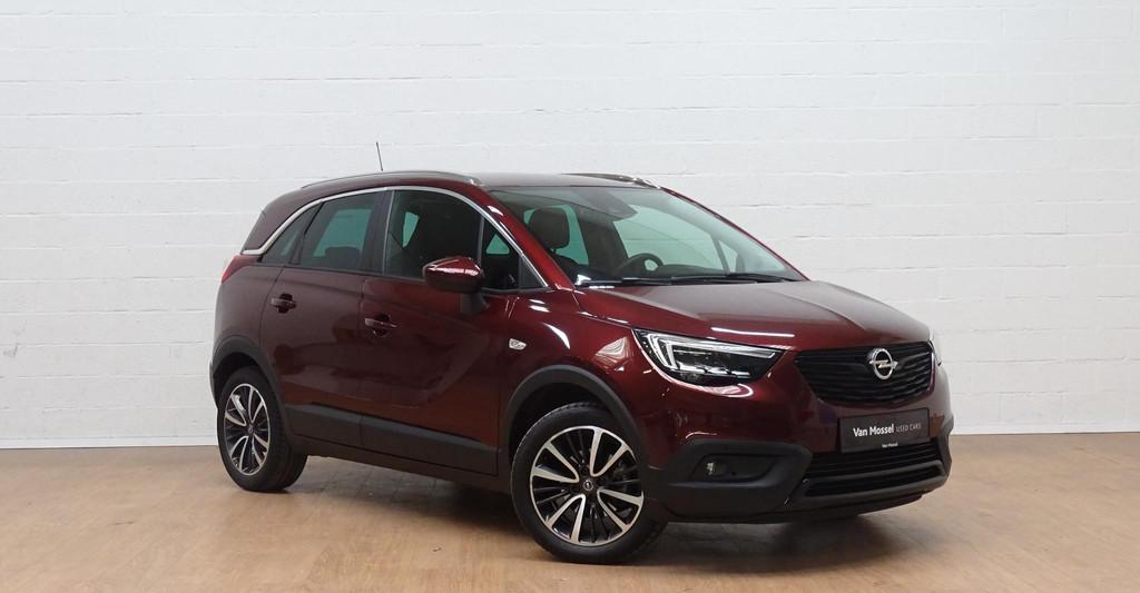 Opel Crossland X 1.2T Ultimate automaat (automatique), Autos, Opel, Rouge, Euro 6, Entreprise, Noir