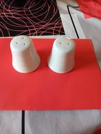 NIEUW peper en zout vat in wit porselein, Antiek en Kunst, Ophalen