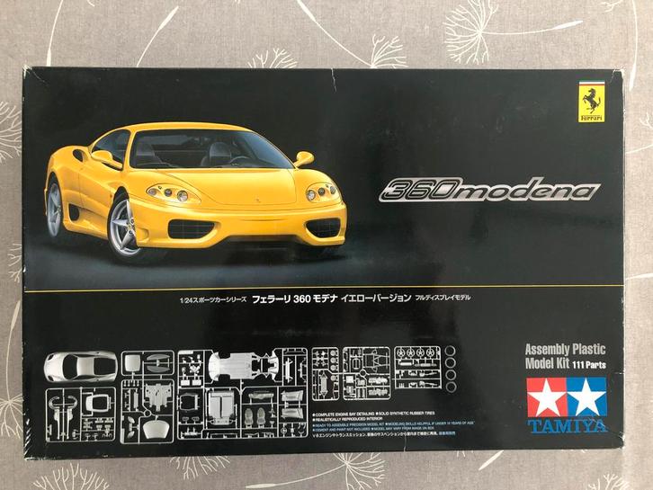 Tamiya Ferrari 360 Modena (Yellow Version), Hobby & Loisirs créatifs, Modélisme | Voitures & Véhicules, Comme neuf, Tamiya, Envoi