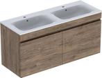 Geberit Renavaplan meubel met wastafel in kleur noten, Ophalen, Nieuw