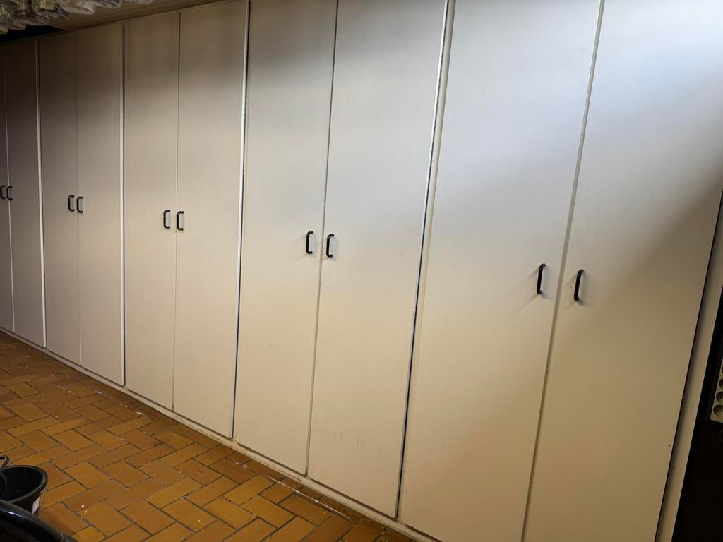 Complete gereedschapskast / wandrek voor garage, Ophalen, Gebruikt