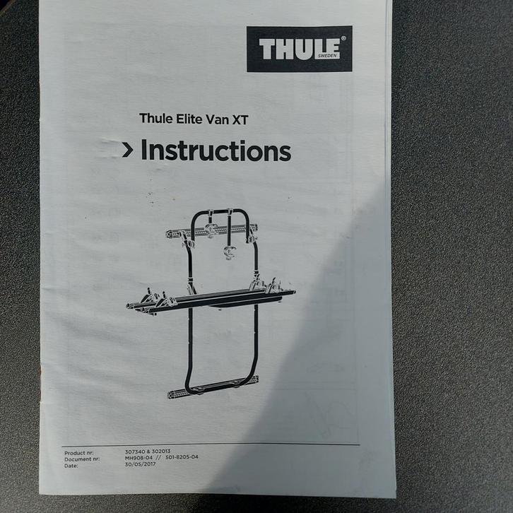 PORTE-VÉLOS THULE pour camping-car, Autos : Divers, Porte-vélos, 2 vélos, Enlèvement