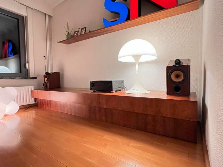 XXL vintage palissander lowboard, Antiek en Kunst, Antiek | Meubels | Kasten, Ophalen of Verzenden