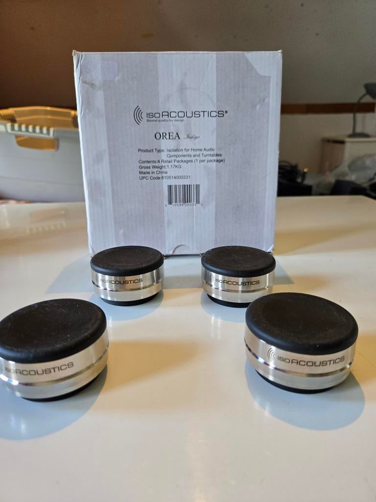 IsoAcoustics Orea Indigo (x4) – Pieds Isolation Audiophile –, TV, Hi-fi & Vidéo, TV, Hi-fi & Vidéo Autre