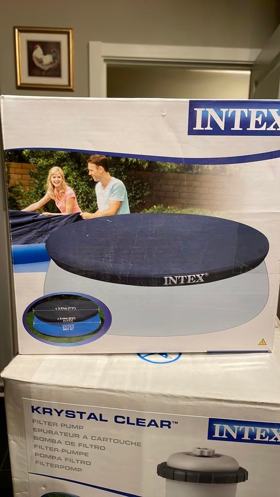 Afdekzeil voor zwembad, Tuin en Terras, Ophalen, Zo goed als nieuw, Afdekzeil