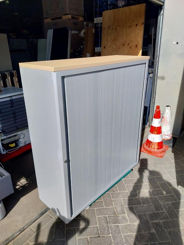 Diverse mooie roldeurkasten, Maison & Meubles, Armoires | Armoires à porte coulissante & Armoires à archives, Synthétique, Enlèvement