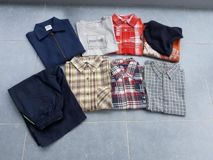 Kinderkledij jongens maat 122-128, Kinderen en Baby's, Kinderkleding | Kinder-kledingpakketten, Gebruikt, Maat 128, Ophalen