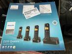 Philips draadloze tel. 4 st., Telecommunicatie, Ophalen, Zo goed als nieuw, 4 handsets of meer