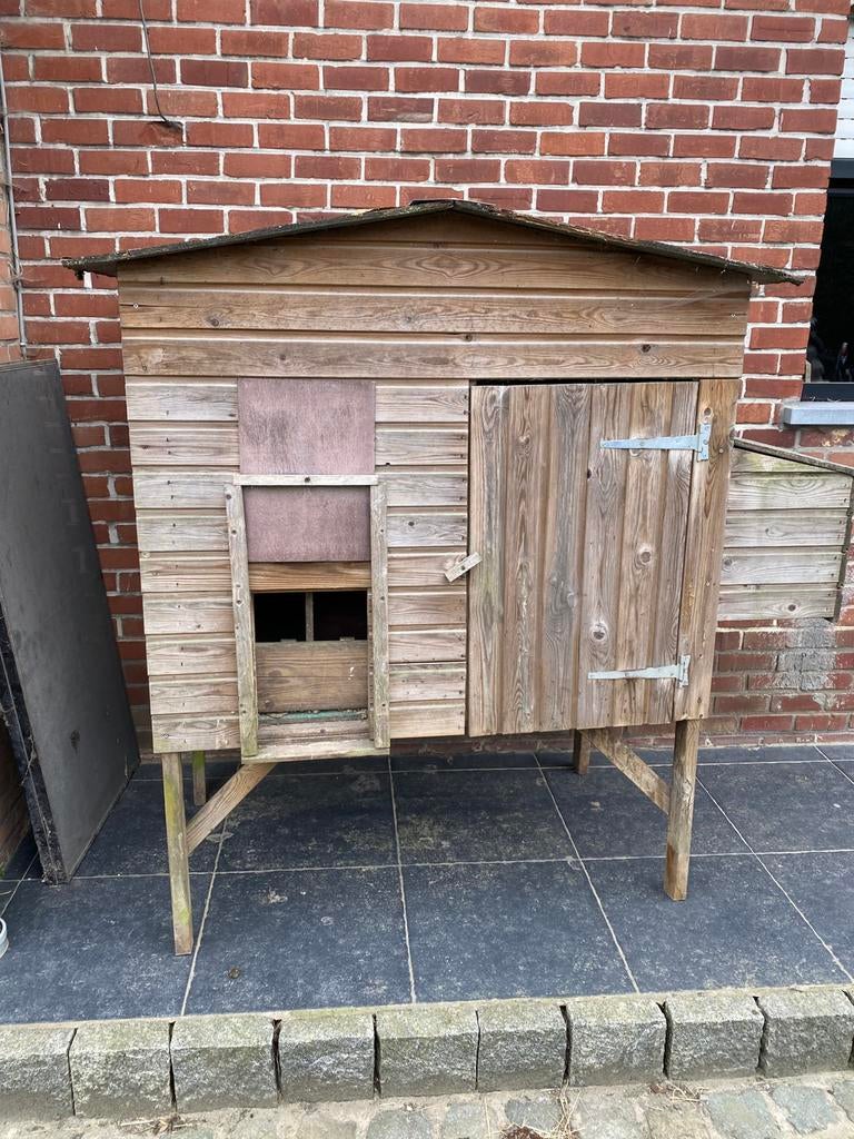 Groot kippenhok.80 euro, Animaux & Accessoires, Volatiles | Accessoires, Enlèvement, Utilisé, Poulailler