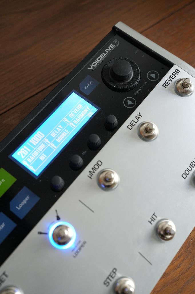 TC-Helicon TC-HELICON VoiceLive 3 + Flightcase (Comme neuf), Ophalen, Zo goed als nieuw, Delay of Echo