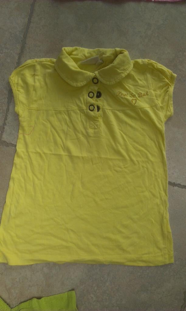 1 euro koopjes ! Mooie gele t-shirt mt 140, Enfants & Bébés, Vêtements enfant | Taille 140, Enlèvement ou Envoi, Utilisé, Fille