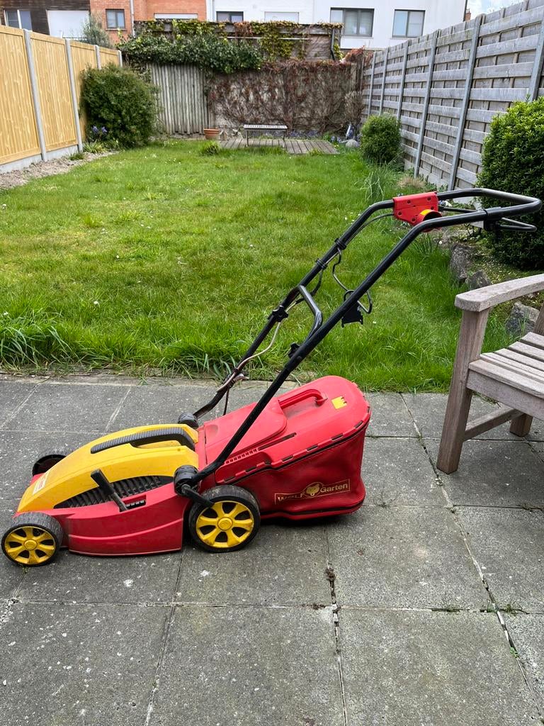 Grasmachine, Ophalen, Gebruikt, Opvangzak