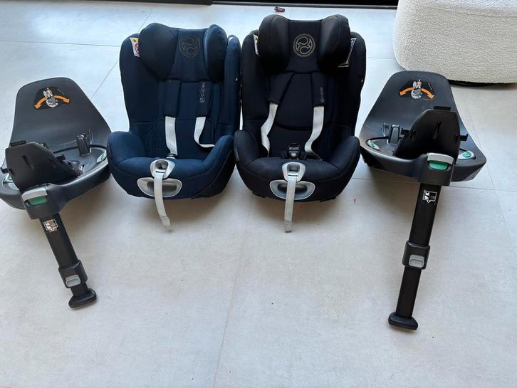 2x Cybex Sirona Z i-Size autostoel + Base Z – 360° draaibaar, Kinderen en Baby's, Autostoeltjes, Gebruikt, Overige merken, 0 t/m 18 kg