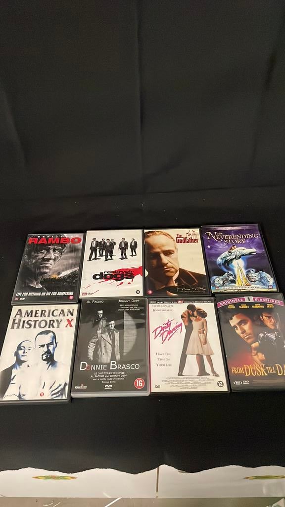 Lot van 8 dvd’s, Ophalen, Zo goed als nieuw