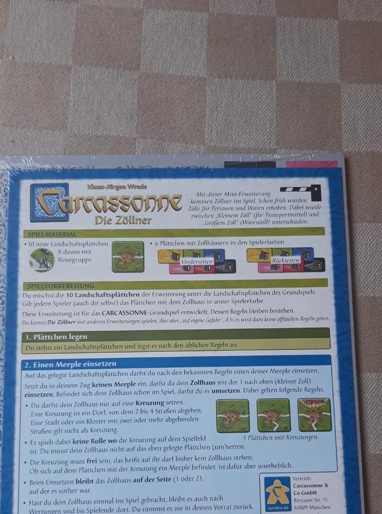 Jeu de plateau Carcassonne the Tollkeepers, Hobby & Loisirs créatifs, Trois ou quatre joueurs, Enlèvement ou Envoi, Neuf