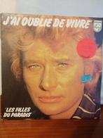 Vinyle Johnny Hallyday 45 tours j'ai oublié de vivre, CD & DVD, Enlèvement