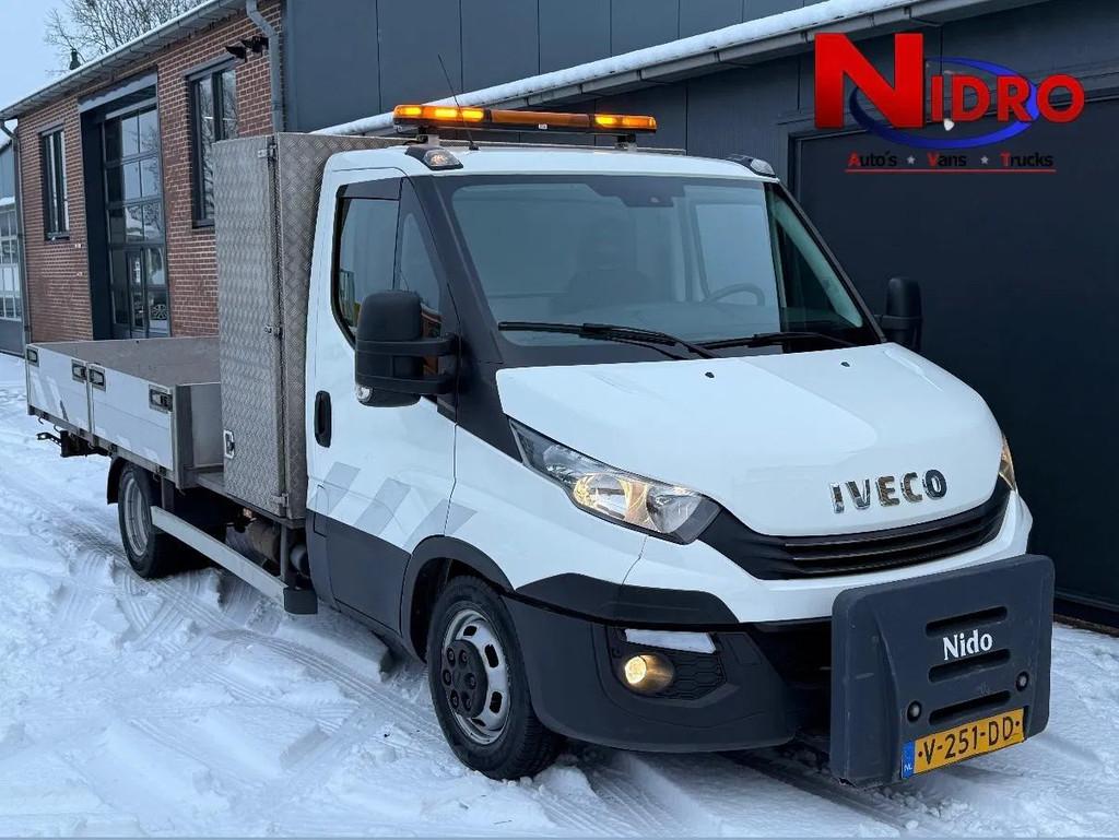 Iveco Daily 40C18 3.0 I Openlaadbak I Amco Veba 602T KRAAN I, Auto's, Bestelwagens en Lichte vracht, Automaat, Achterwielaandrijving