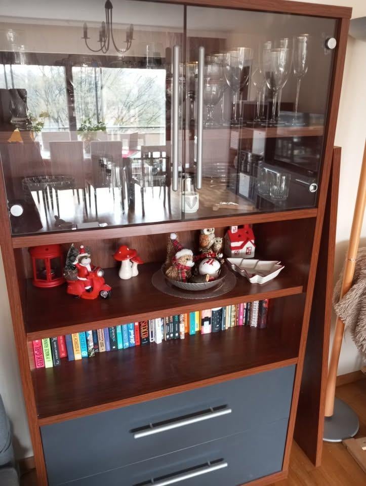 etalage, Huis en Inrichting, Kasten | Vitrinekasten, Ophalen, Overige materialen, Gebruikt, Met deur(en)