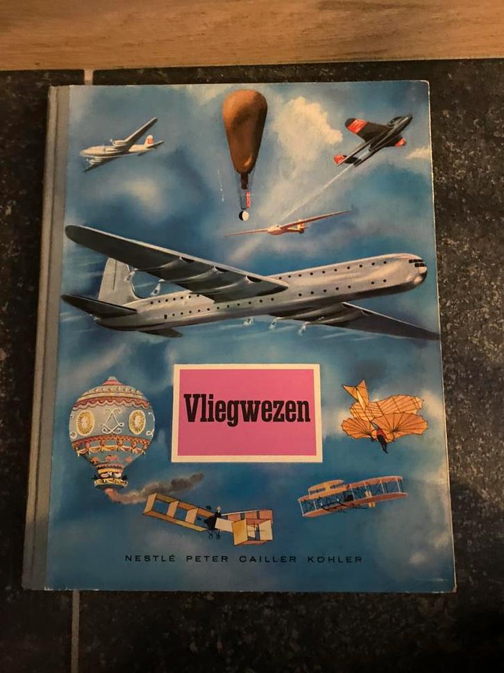 Plakboek van Nestlé Cailler Kohler ‘ Vliegen’, Antiquités & Art, Antiquités | Livres & Manuscrits, Enlèvement ou Envoi