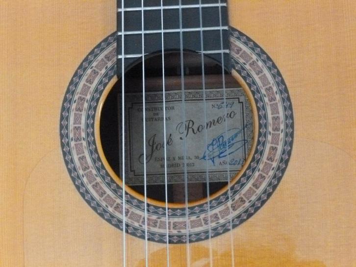 Guitare de flamenco José Romero 2017, Musique & Instruments, Instruments à corde | Guitares | Acoustiques, Comme neuf, Enlèvement ou Envoi