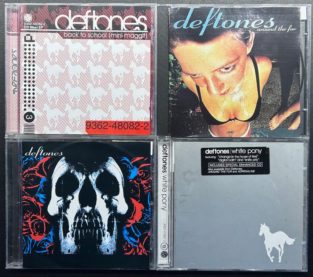 DEFTONES - Deftones, Around the fur, White pony + ( 4 CDs ), Cd's en Dvd's, Cd's | Rock, Verzenden, Zo goed als nieuw, Poprock