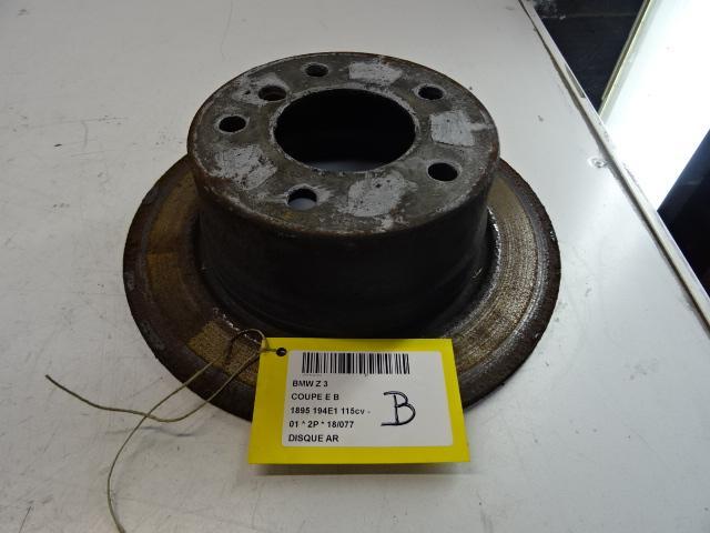 REMSCHIJF ACHTER BMW Z3 Roadster (E36 / 7) (01-1995/01-2003), Auto-onderdelen, Remmen en Aandrijving, BMW, Gebruikt