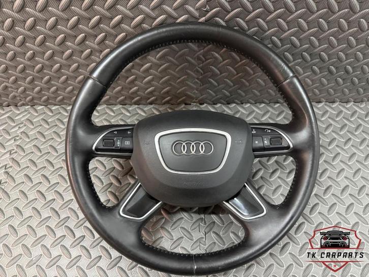 Lederen stuurwiel Audi a6 met airbag, Auto-onderdelen, Besturing, Audi, Gebruikt