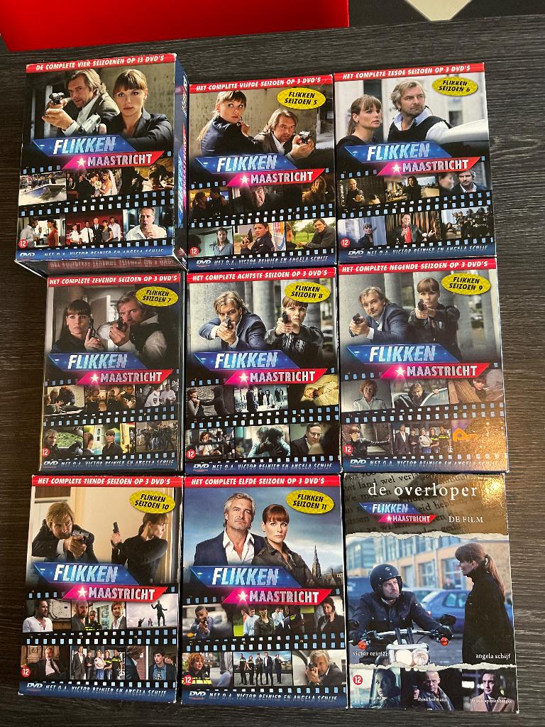 DVD’s Flikken Maastricht seizoen 1-11 de overloper tv-serie, Cd's en Dvd's, Ophalen of Verzenden, Gebruikt