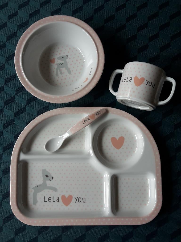 Splinternieuwe 4-delige eetset van het merk Lässig, Melamine, Kinderen en Baby's, Babyvoeding en Toebehoren, Nieuw, Overige typen